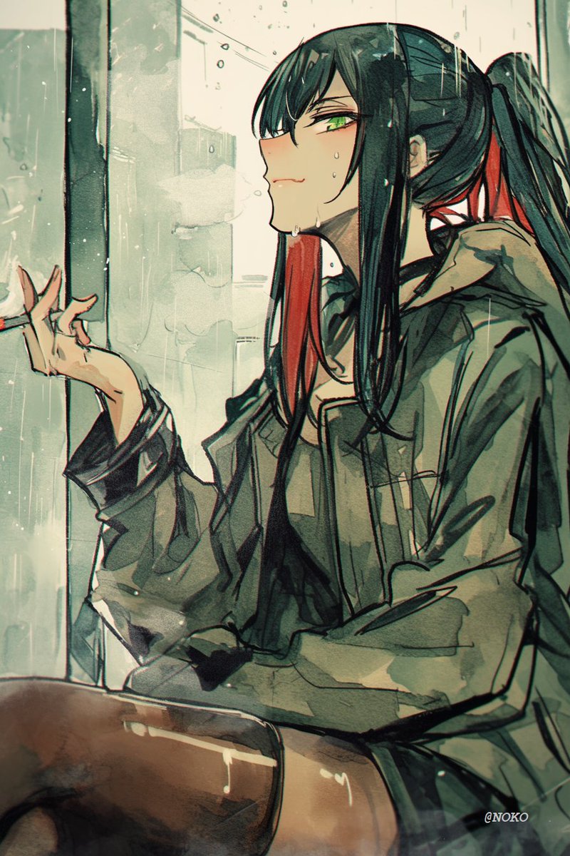 NO_KO09's tweet photo. LOG_0167 : SIGNAL LOST / SUBJECT VISIBLE IN SECTOR_07 / STATUS: STATIC
#originalcharacter #aiart #animeoc #characterdesign #subject02 https://t.co/3lomNwhCxd