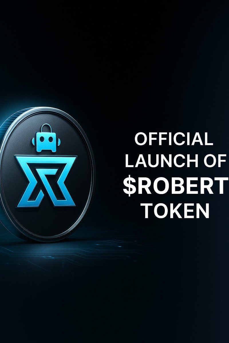 🚀 $ROBERT Token Has Officially Launched!

The era of AI-integrated crypto begins now.
Introducing $ROBERT — the native token of <a href="/RobertAI_ERC20/">Robert AI</a>, built to power the future of decentralized automation, intelligence, and utility.

#RobertAI | $ROBERT | <a href="/RobertAI_ERC20/">Robert AI</a>