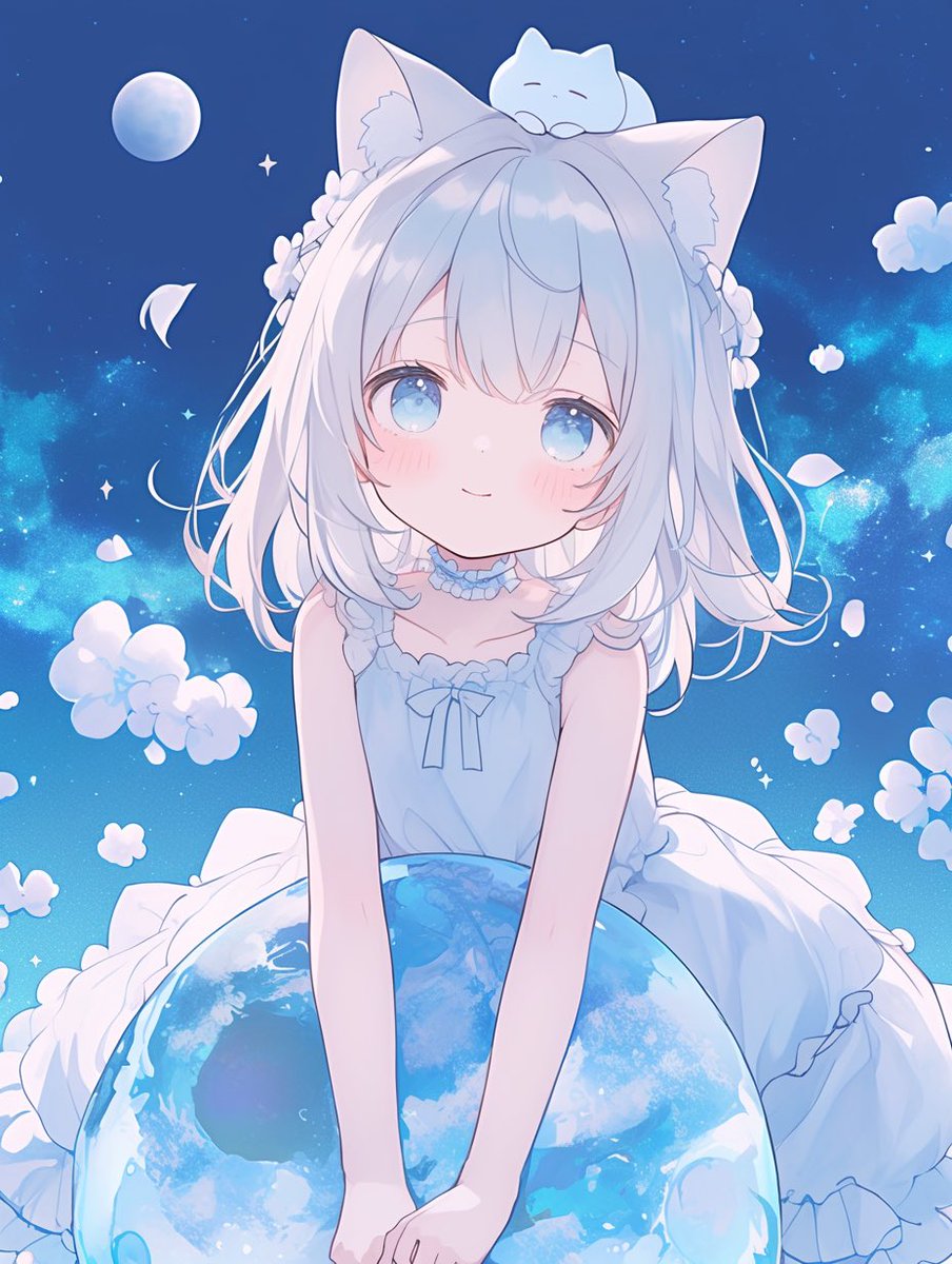 ComikeMaster's tweet image. お昼ですにゃー。今日は地球の自転が高速化してるらしいのにゃ。多分でかい猫がボールと間違えてじゃれついているのにゃー🐈🪐