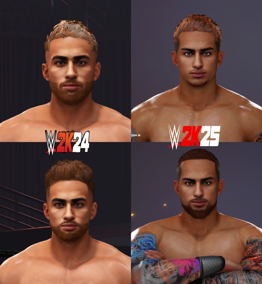 RealRoyalRev's tweet image. Falcon Reddington returns to WWE 2k25. Still a work in progress not yet on CC.