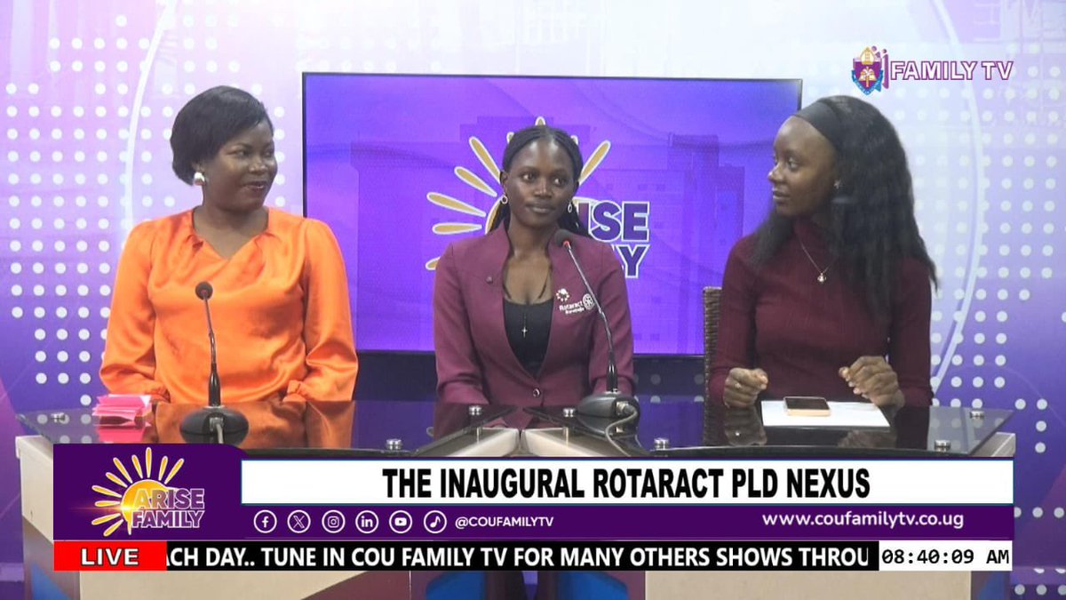 kanosug's tweet image. We are live now on @coufamilytv with @BrendaB56328 and @nnamulemerose talking about the Annual Rotaract PLD Nexus, Tune in.
#KANOsPLD