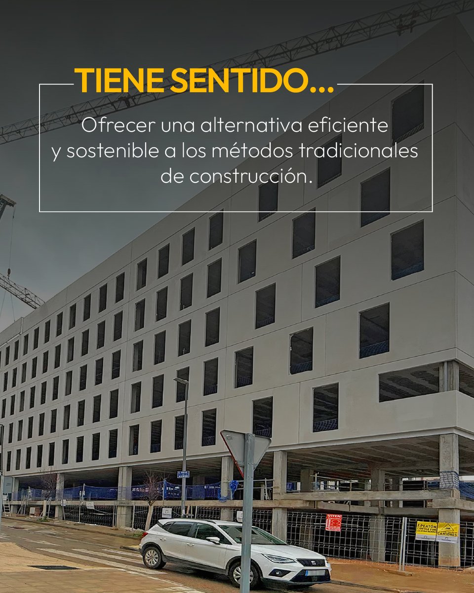 Tiene sentido apostar por construir mejor, más rápido y con mayor precisión integrando componentes industrializados en nuestros proyectos. 

En un sector en constante evolución, nos anticipamos a las necesidades del mercado, ofreciendo alternativas eficientes y sostenibles.
