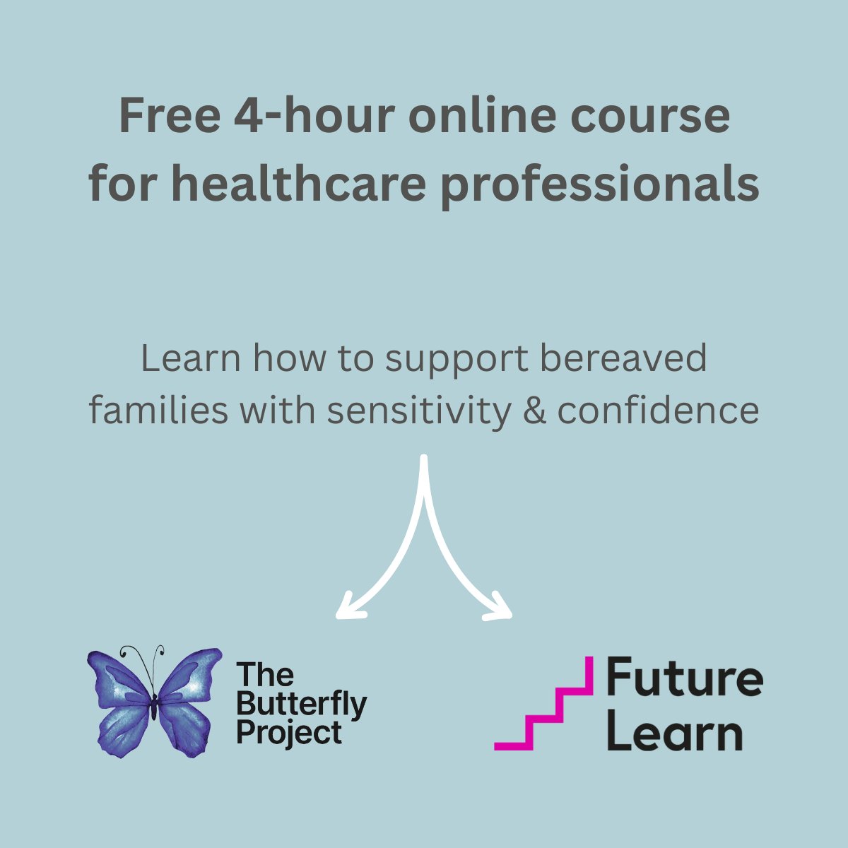 ESCNHstandards's tweet image. 🦋 The #ButterflyProject supports HCPs in recognising grief in twin/multiple pregnancies after loss.
🧠 Take the 4-hour course via FutureLearn 👉 neonatalbutterflyproject.org/resources/4-ho…
#PerinatalLoss #NICU #BereavementCare
