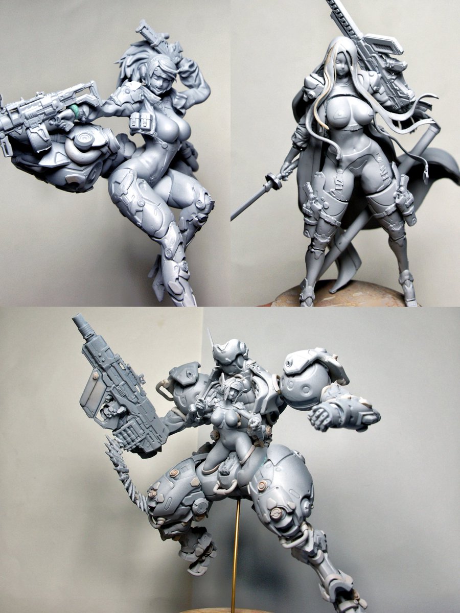 1927822LE's tweet image. 三款新作的样品马上就可以出厂了，到时候做个涂装范例