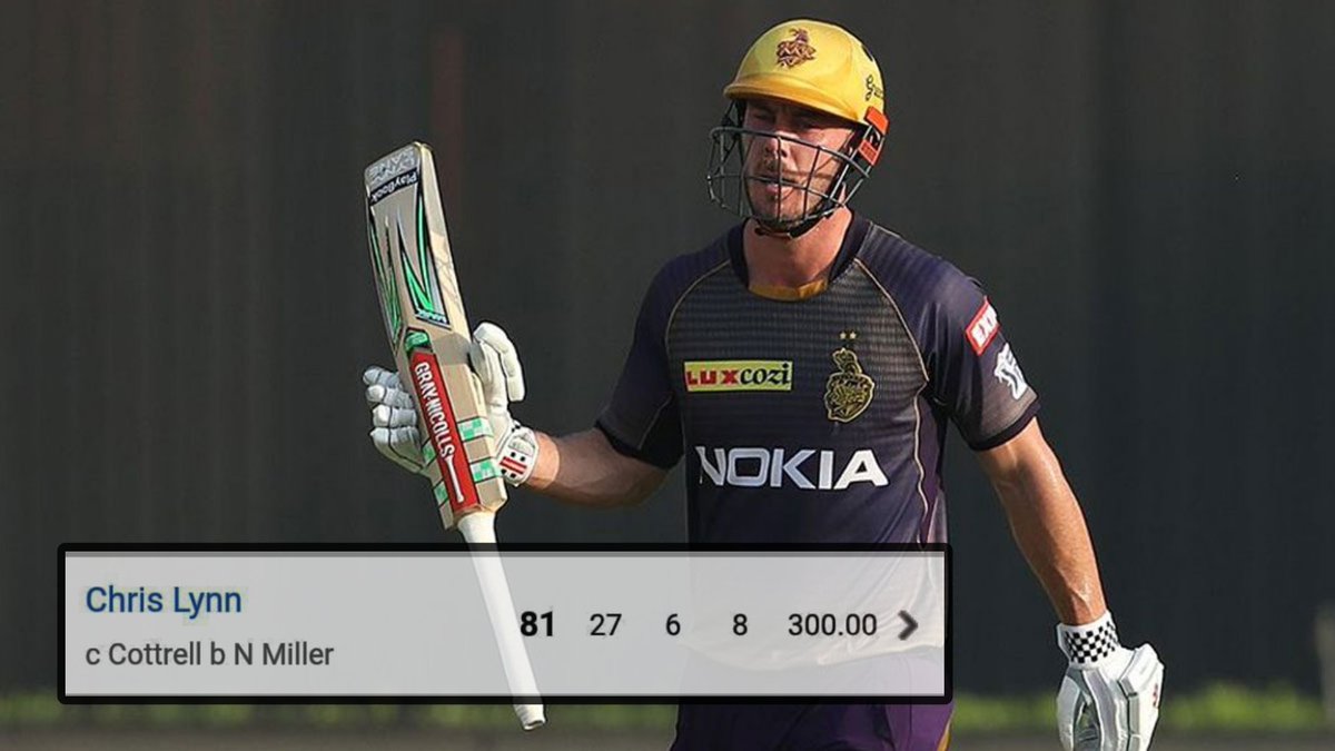 Cricketwithme15's tweet image. Chris Lynn vanished from IPL like he never existed
Got released from kkr after playing good and picked by MI for just 2 cr
