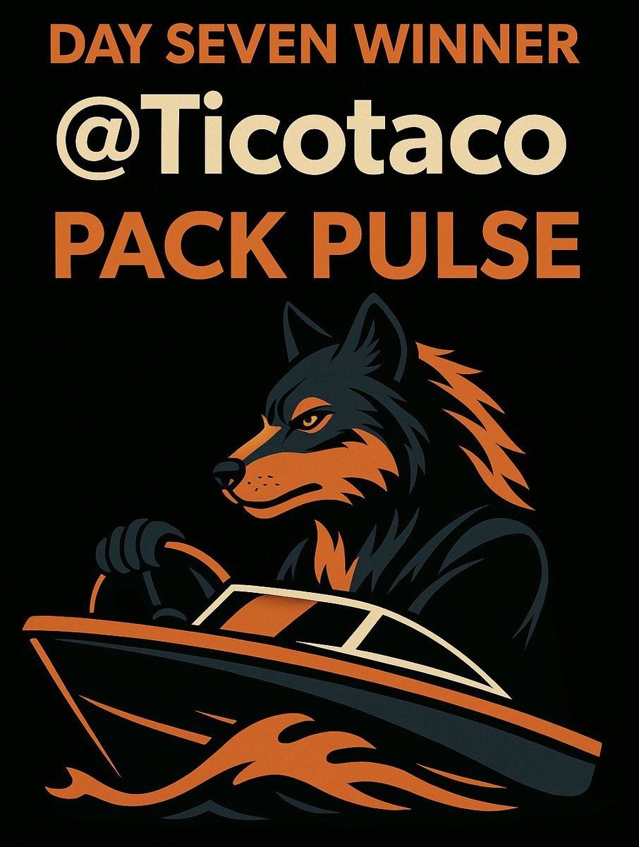 wolf_on_sol's tweet image. Day 7 was no different and @Ticotaco steered us home.

Congrats to the final winner of the 7 Days of WOLF contest.

The grand prize? Announced in the next Weekly VC.
My rules. My way.

#7DaysOfWolf #PackPulse #WolfIndex #Crypto #TokenizedStocks