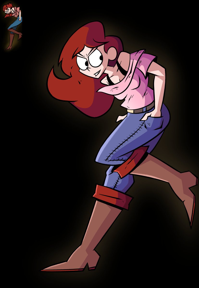 clunkertons's tweet image. I never get to draw her anymore, but here&apos;s another OC   of mine, Alex Mccoy. More info about her in the alt text. #ocart