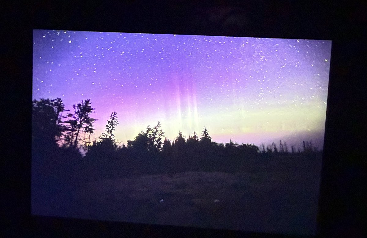 She’s out in Manitoba!