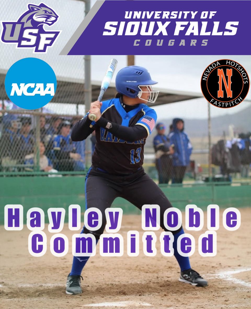 Commitment Alert!! 
Congratulations <a href="/HayleyNoble16/">Hayley.noble.2026</a> on your commitment to continue your academic and athletic career with <a href="/USFCougarsSB/">USF Softball</a>  
So nice we did it twice! <a href="/CoachDowns42/">Coach Downs</a>