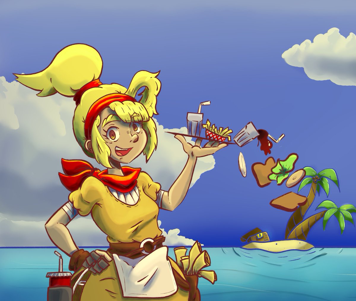 FrankTheFool's tweet photo. Digital artwork test https://t.co/RyCeNZcU5p