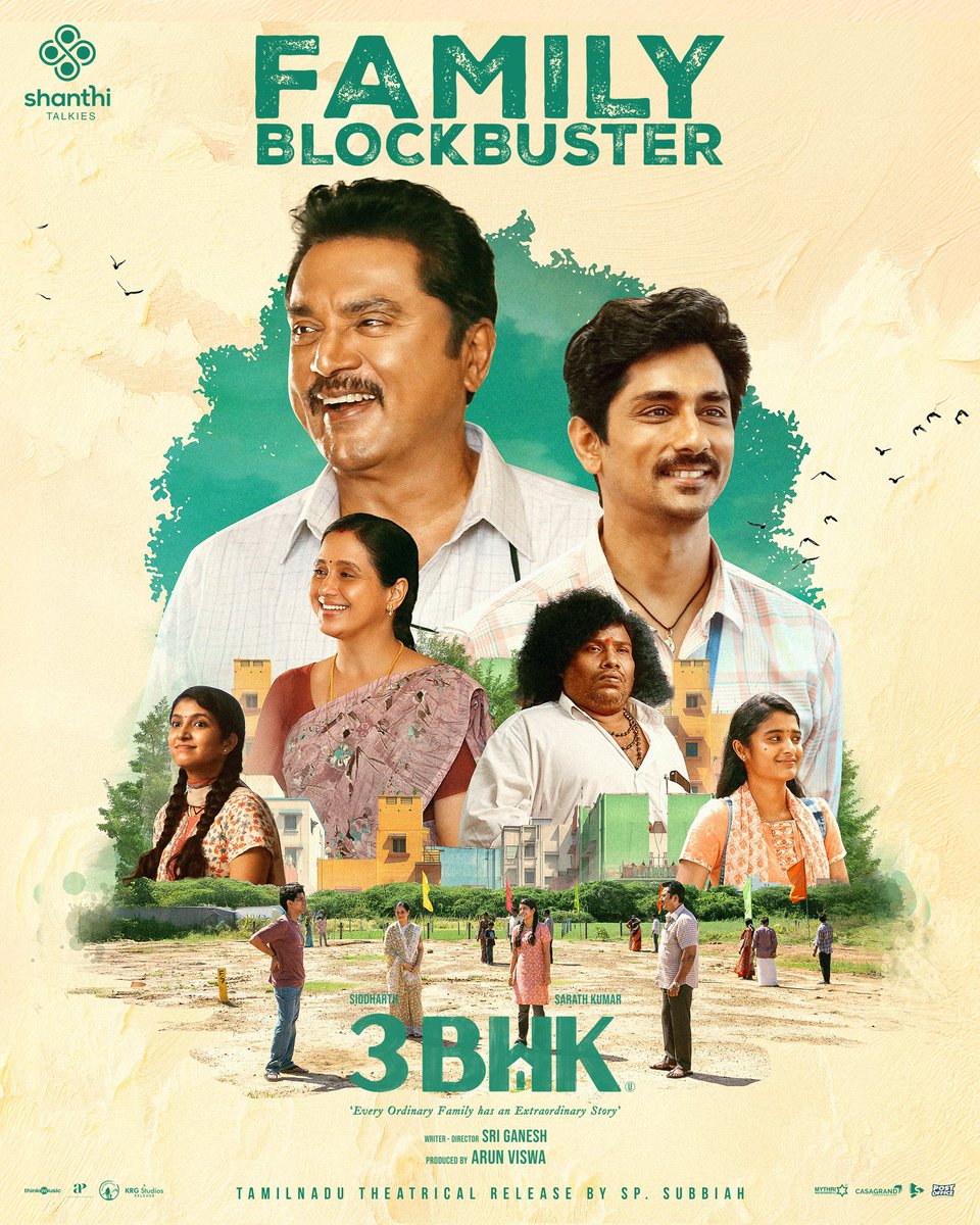 ShanthiTalkies's tweet image. Thank you! You’re all making this journey unforgettable!!! ✨️❤️
#3BHK #3BHKTELUGU