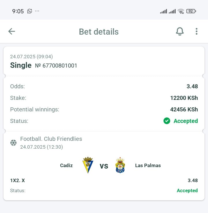 Single Draw tip ✅

Linebet betslip code ➡️"CN5ZE"

Register ⤵️ -
kenya:: 
bonus-linebet.com/kitheka