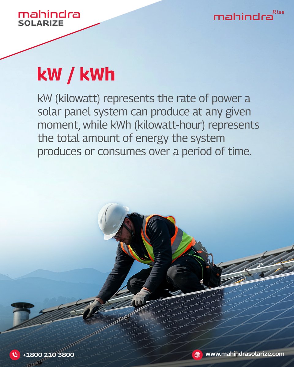 MSolarize's tweet image. Solar made simple! We’re breaking down the most common solar jargons so making the switch to solar is easier than ever.

Have more terms you’re curious about? Drop them in the comments below!

#MahindraSolarize #SolarSimplified #CleanEnergy #SolarJargon