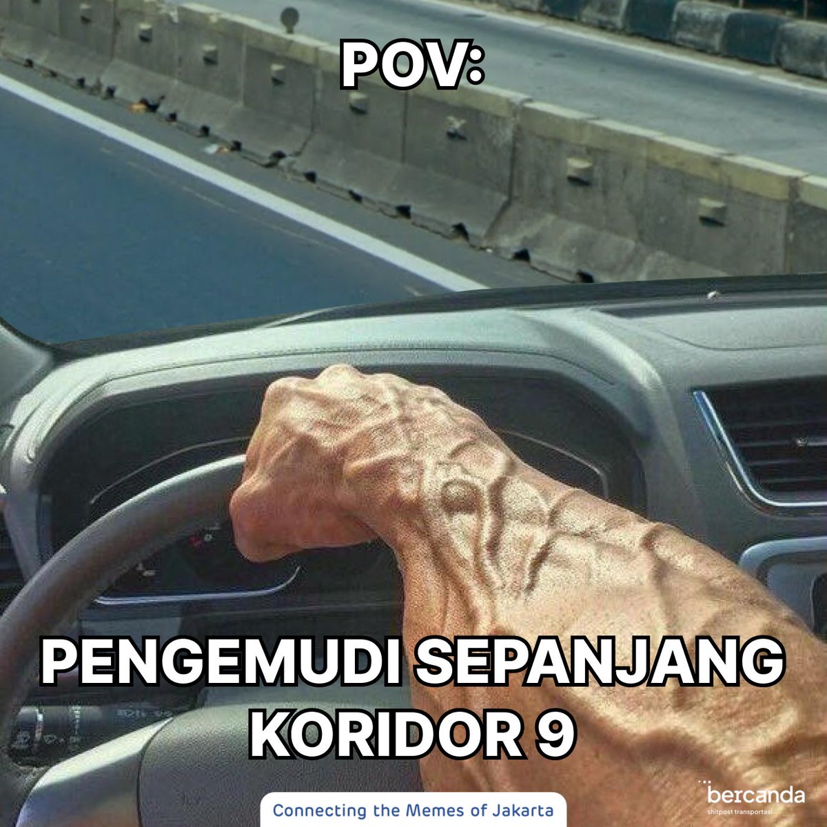 shitpostrans's tweet image. #INFOSHITPOSTRANS | Koridor 9: Pinang Ranti - Pluit mengalami pengalihan rute dikarenakan adanya kendaraan pribadi menabrak MCB....