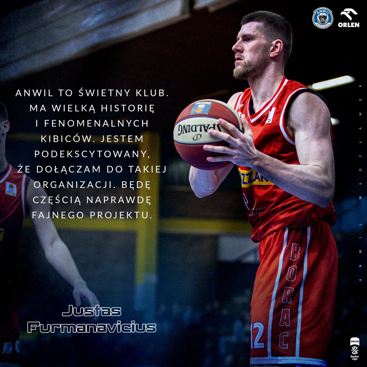 Przerywamy komunikację transferową, by oddać głos Justasowi ✌️

💬| - Dołączam do naprawdę fajnego projektu - mówi Litwin 🫡

#plkpl