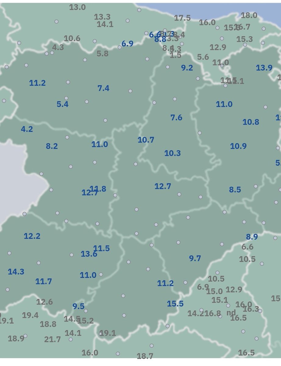 Paco_Almanzor's tweet image. &quot;En mi pueblo en Julio se duerme con manta&quot; 
Menos de 10°C en muchos lugares de Castilla