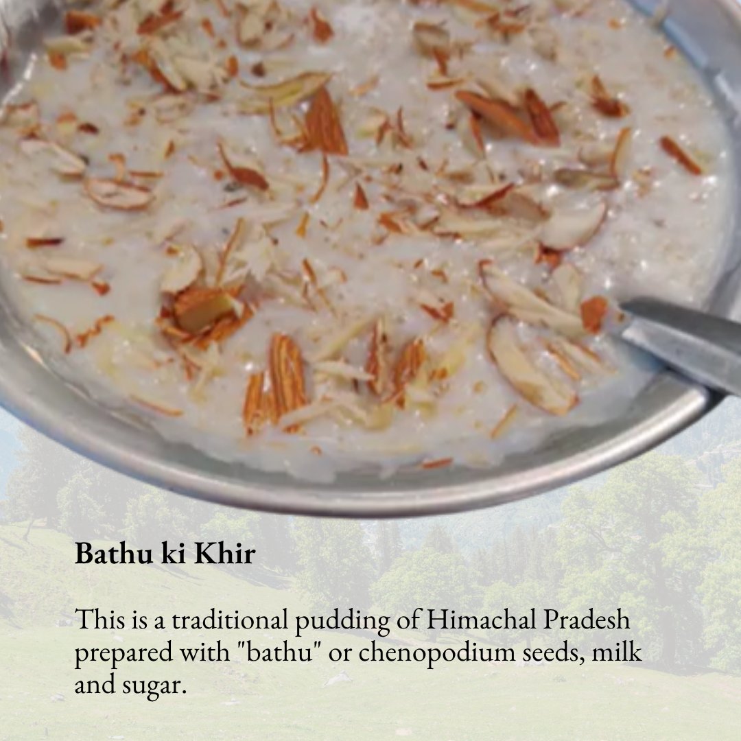 _IndianCulture's tweet photo. #StateOnAPlate: A Pahadi Plate
This week in #StateScape we are exploring the art, culture and history of Himachal Pradesh
#himachalicuisine #pahadifood #siddu #chickenanardhana #bathukukheer #himachalpradesh #himachalpradeshhistory #himachalpradeshculture #indianstates https://t.co/xK4m4Q8Pq7