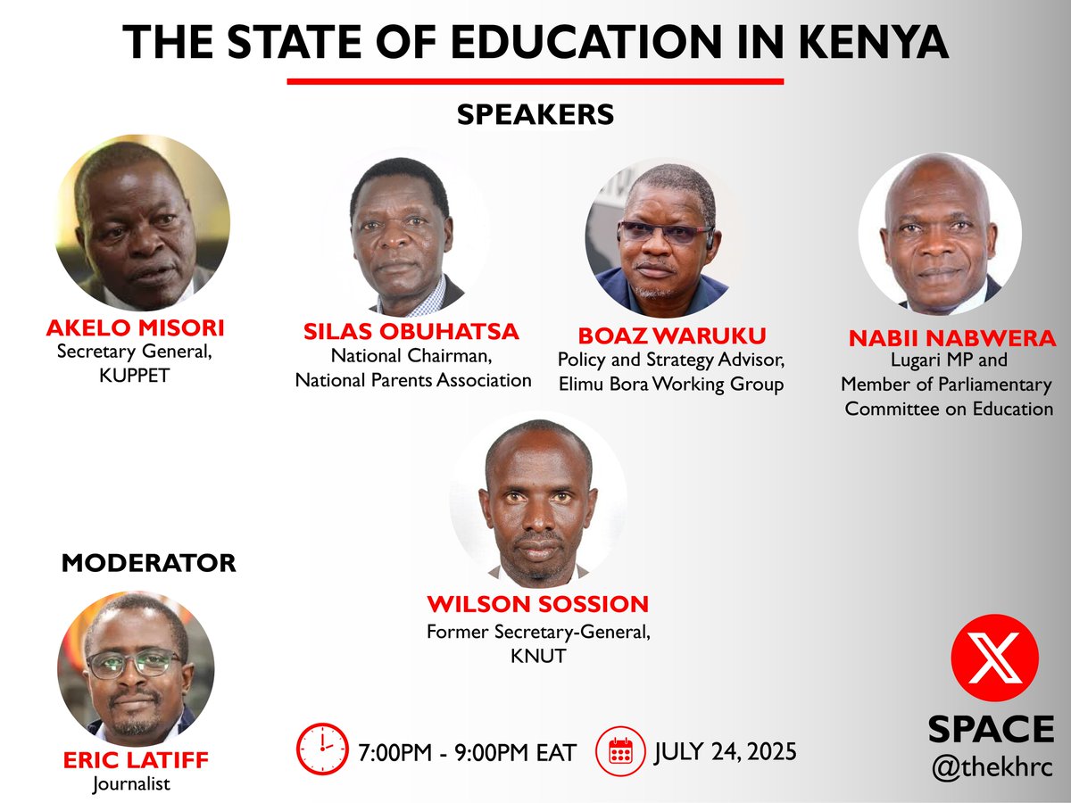 The state of education in Kenya is in crisis. Transitions are collapsing. Funding is in shambles. And schools continue to impose illegal levies. Parents and guardians are being forced to bear a burden that rightfully belongs to the government. These and more will be discussed on