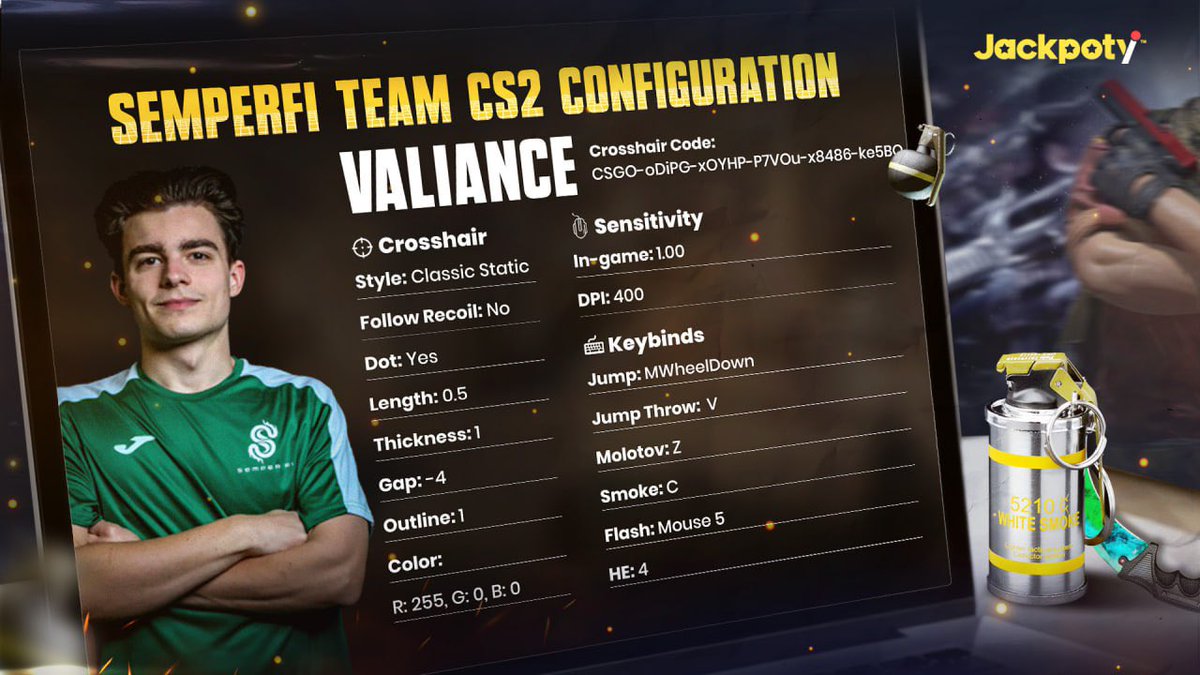 Dialing in your setup can take your game to the next level ⚙️

Next up, <a href="/Valiancee/">Matt</a> from <a href="/semperfiESC/">Semper Fi</a> shares the config he trusts when it counts 🎯