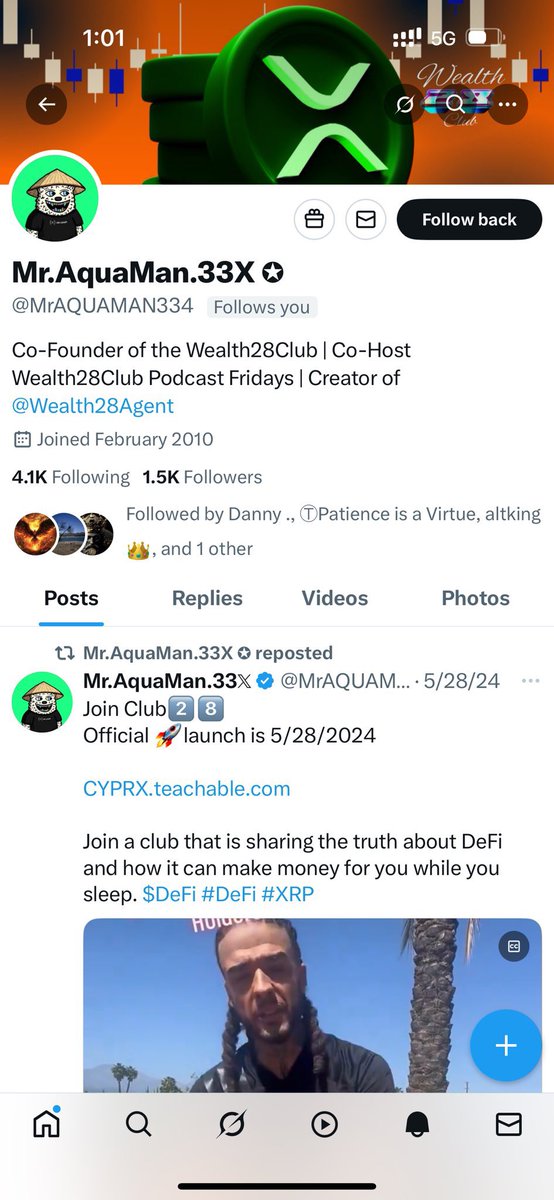 🚨Can everyone help me Report this FAKE page impersonating me. 

Please get this account banned by reporting it. 

These scammers are SCUMBAGS 

@MrAQUAMAN334