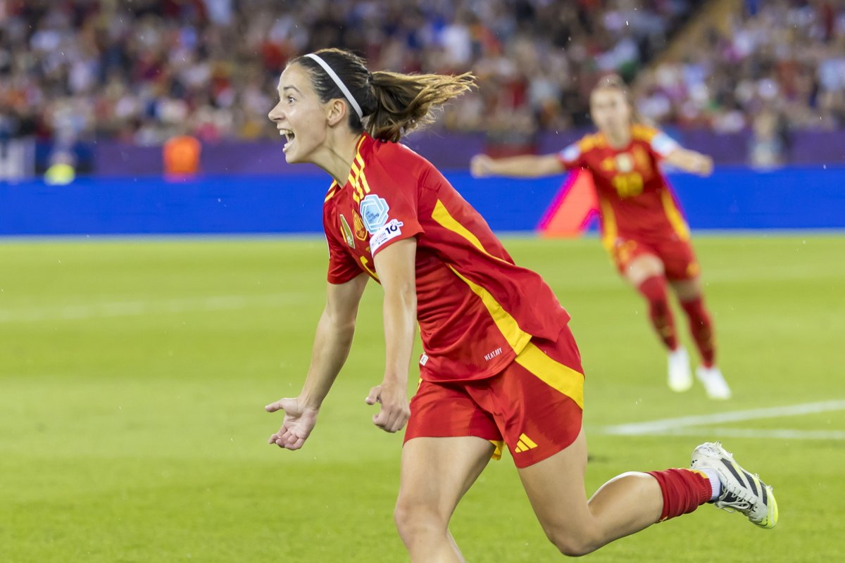 #Audiencias 📈La semifinal de la Eurocopa Alemania-España, LÍDER del día con 3.342.000 espectadores, 32,3% de cuota y 6,8 millones de contactos.

🔸La prórroga que dio la clasificación a España para la final creció hasta 4.345.000 espectadores, 39,7% de cuota y 5,7 millones de