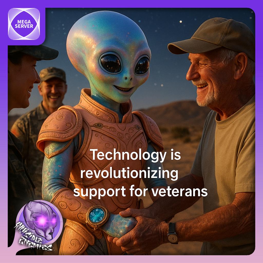 InvisibleEnemie's tweet image. Technology is revolutionizing support for our veterans, creating stronger connections and providing vital resources at their fingertips. From telehealth to online support groups, these advancements are bridging gaps and ensuring no one is left behind. 🌐🤝💙