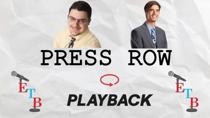 Empty The Bench Podcast Network (@etbnetwork) on Twitter photo PREMIERING NOW: Episode 7 of Press Row with <a href="/callanmac3/">Callan McClurg</a> & <a href="/nmorgasenradio/">Nick Morgasen</a> on <a href="/WatchPlayback/">Playback</a>
Topics:
- <a href="/WNBA/">WNBA</a> All-Star Weekend, Pay dispute
- <a href="/sophaller/">Sophie Cunningham</a> fined for Tik Tok video
- Nick responds to <a href="/NjTank99/">Frank Fleming</a> who said his cousin (<a href="/SNYtv/">SNY</a> Kidcaster) was a "difficult listen"
- AND MORE PREMIERING NOW: Episode 7 of Press Row with <a href="/callanmac3/">Callan McClurg</a> & <a href="/nmorgasenradio/">Nick Morgasen</a> on <a href="/WatchPlayback/">Playback</a>
Topics:
- <a href="/WNBA/">WNBA</a> All-Star Weekend, Pay dispute
- <a href="/sophaller/">Sophie Cunningham</a> fined for Tik Tok video
- Nick responds to <a href="/NjTank99/">Frank Fleming</a> who said his cousin (<a href="/SNYtv/">SNY</a> Kidcaster) was a "difficult listen"
- AND MORE