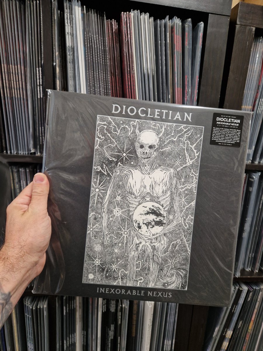 💥 In Stock Now! 💥 

DIOCLETIAN's latest act of aural savagery Inexorable Nexus is now in stock.

Unrelenting sonic terror in the most brutal manner imaginable. I had the pleasure of doing some backing vox on this beast as well.
