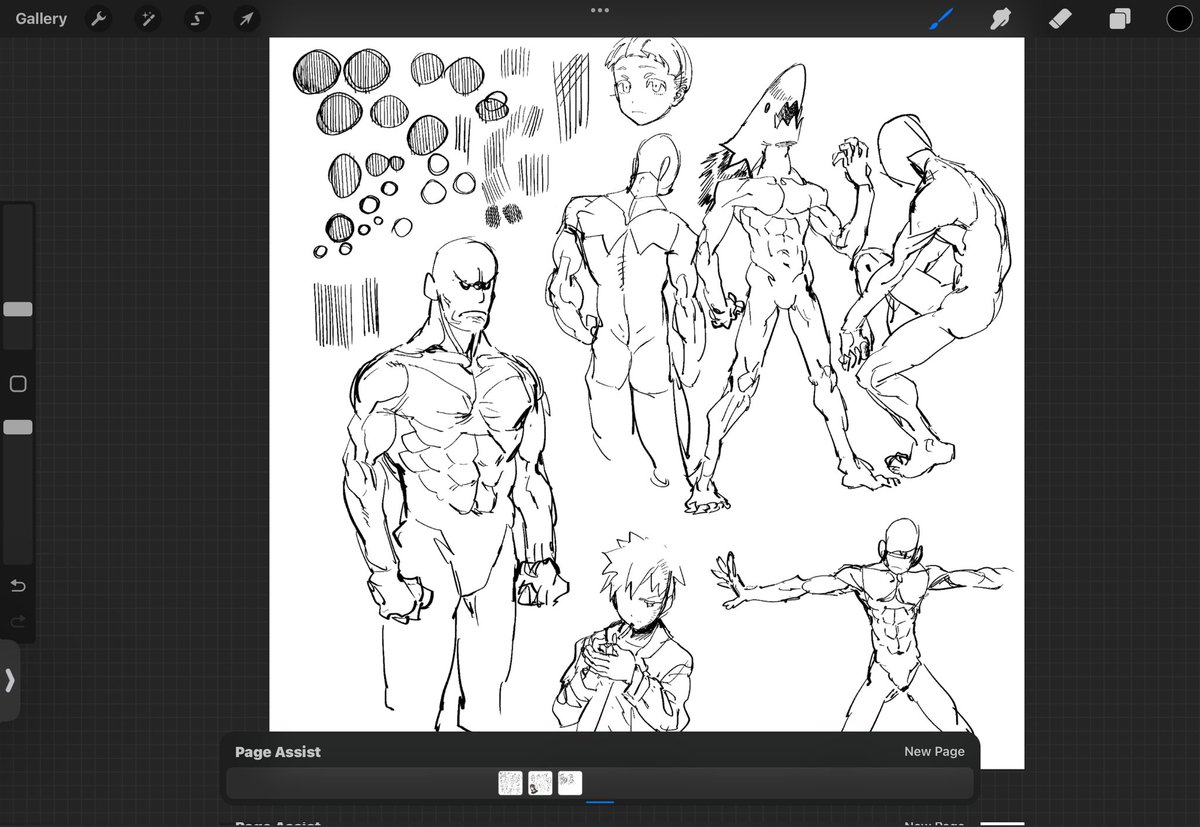 7bun_junbun's tweet image. Rakugakis made on stream