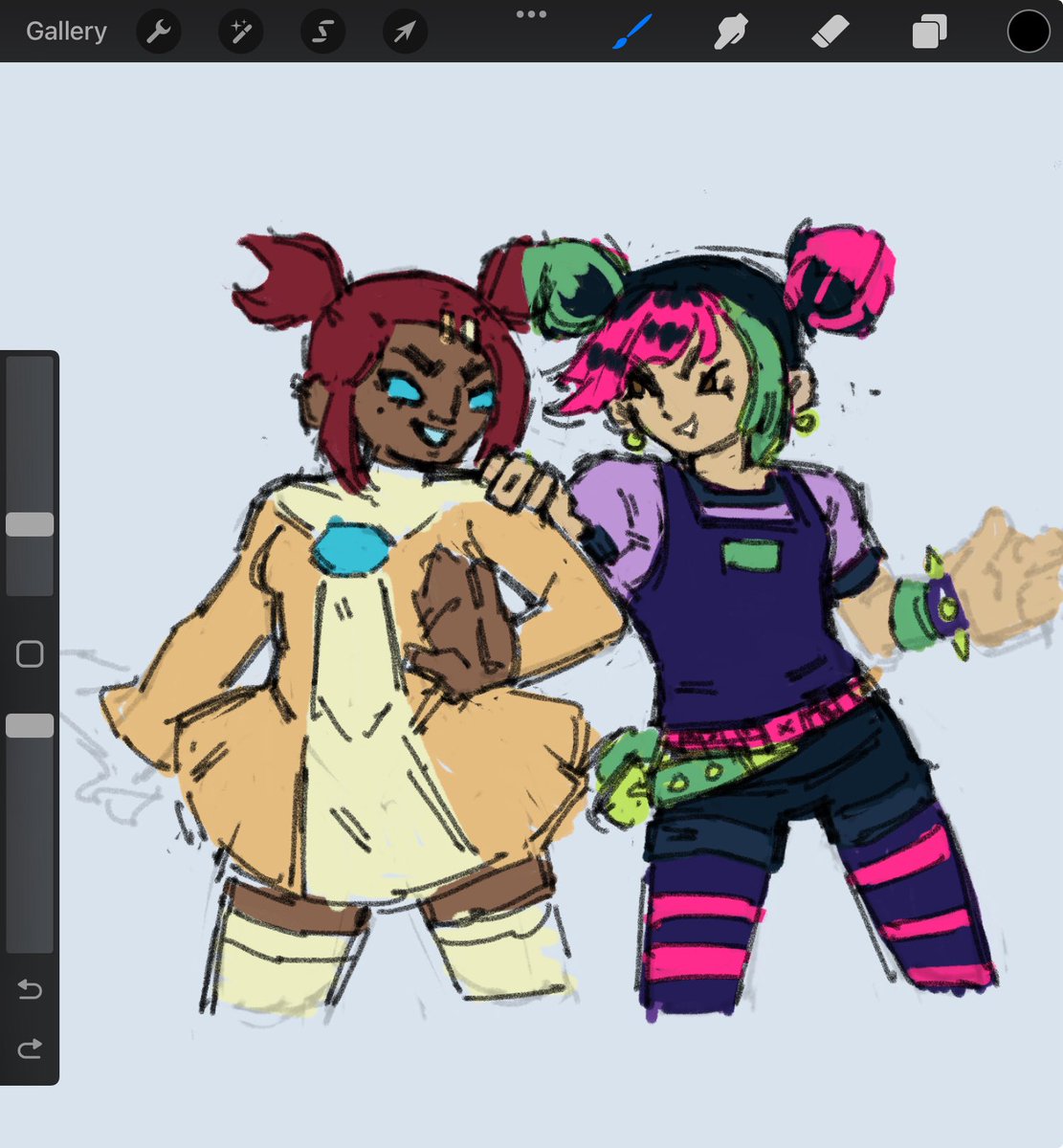 Lactaidsaveme's tweet image. WIP of the Autobot gals
