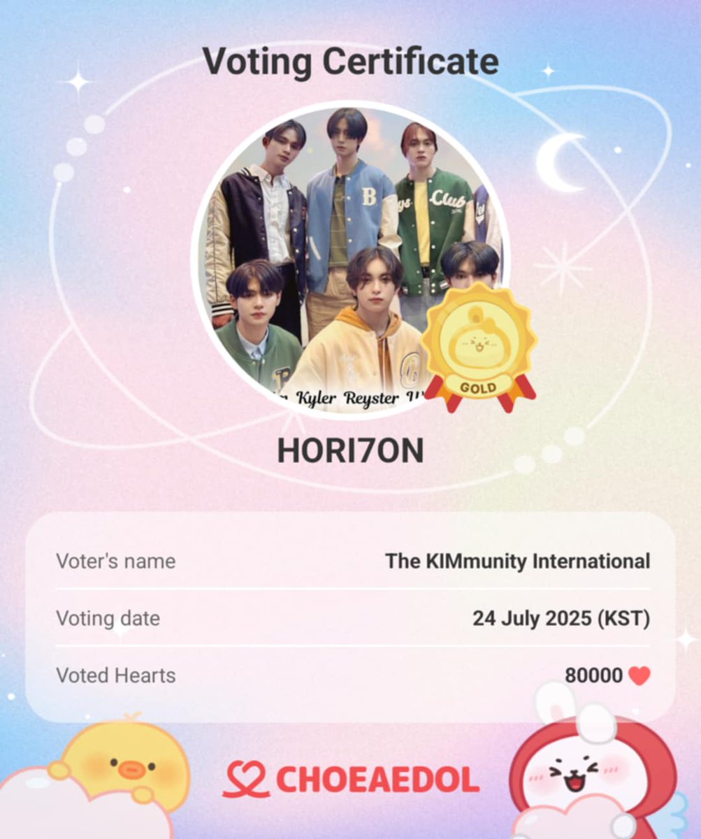 KAVotingTeam's tweet image. Additional vote for HORI7ON

HORI7ON TWOgether FOREVER

#TWOnderfulYearsWithHORI7ON
#HORI7ON_DEBUT_2YEARS
#HORI7ON #호라이즌 
@HORI7ONofficial