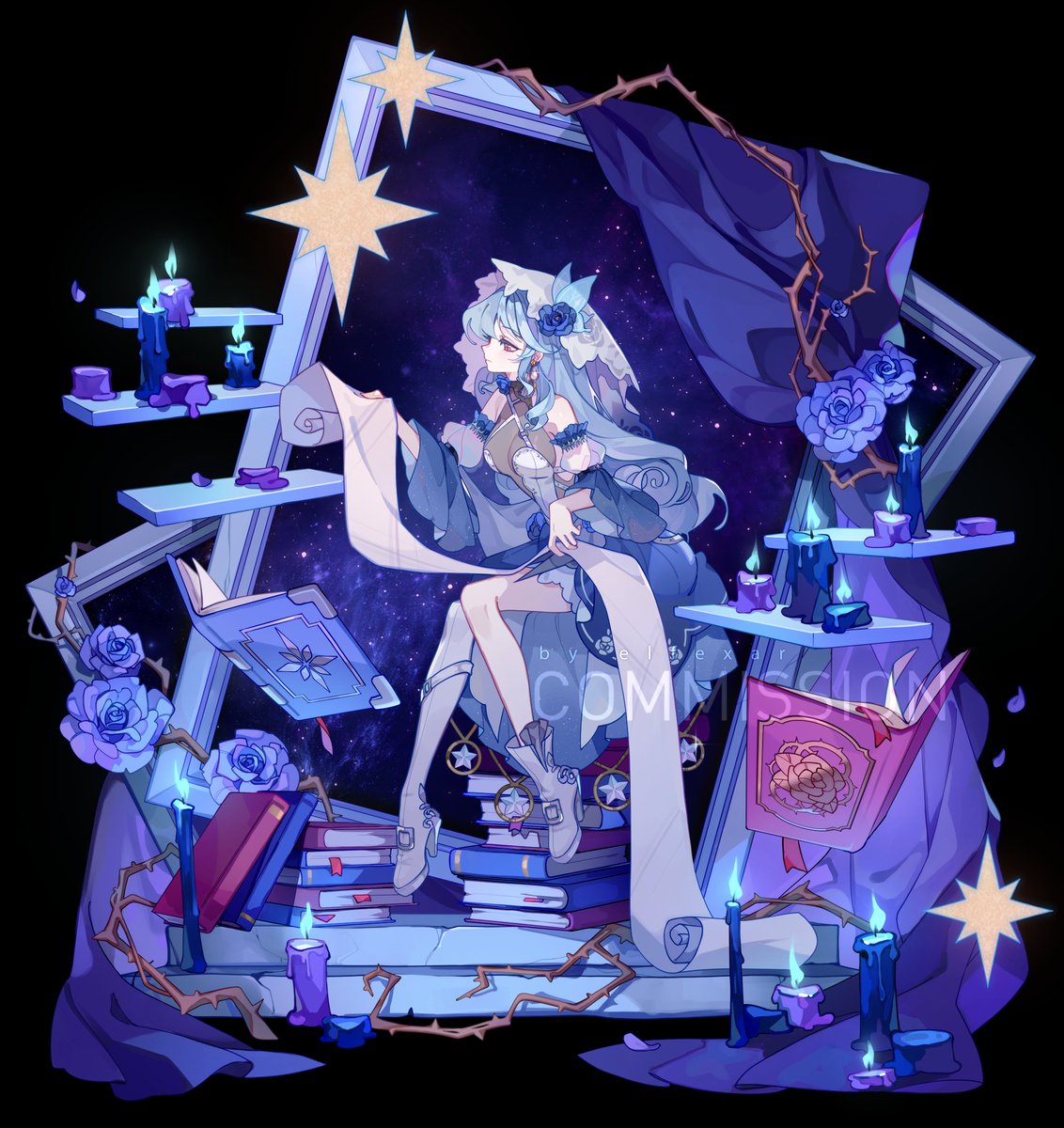 Elf_EXAR's tweet image. for @dolceandsyn 🌹💫