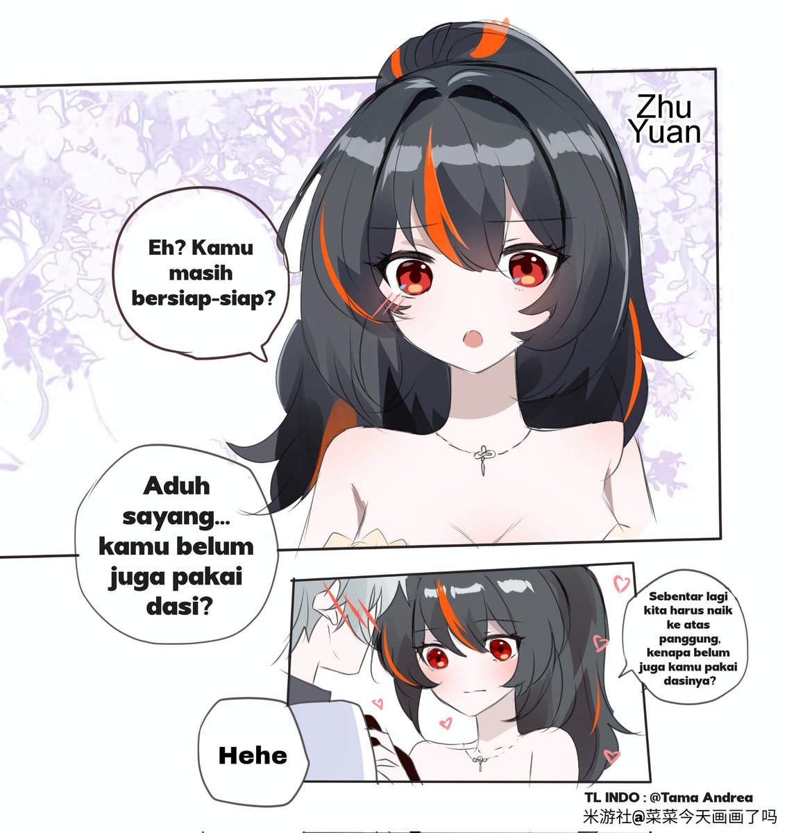 TamaAndrea01's tweet image. My kisah💍❤️

Art by 米莱品牌设计 (ZCOOL)

#ZenlessZoneZero #zzzero #zzz #zenlesszonezerofanart #wise #Miyabi #ZhuYuan #AstraYao