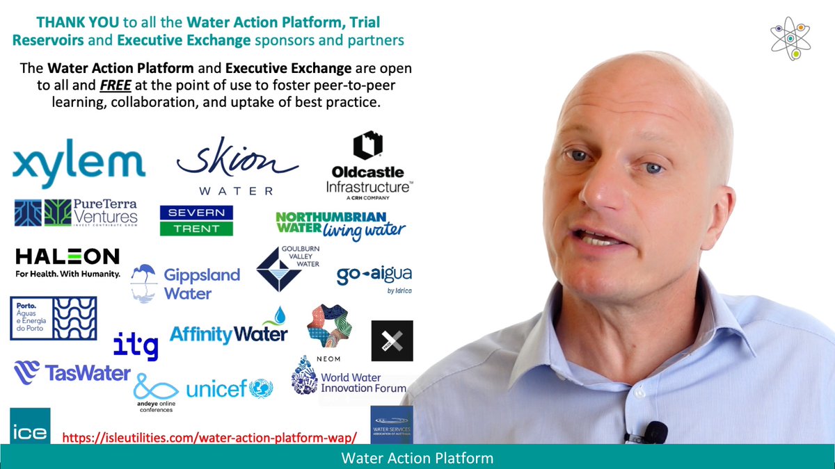 🌊 A big shoutout to our amazing sponsors and partners of the Water Action Platform! Your invaluable support propels our mission towards sustainable water solutions. 

#sponsors