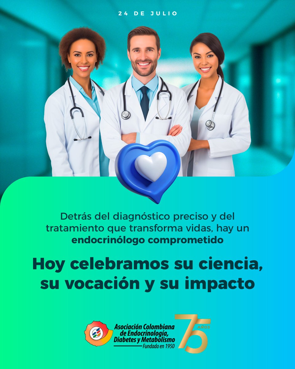 📅 En este mes rendimos homenaje a los especialistas que entienden el lenguaje silencioso de las hormonas, interpretan señales bioquímicas complejas y acompañan a sus pacientes en procesos que impactan cada célula.

¡Feliz Día del Endocrinólogo! 💙
#SomosACE #75AñosACE