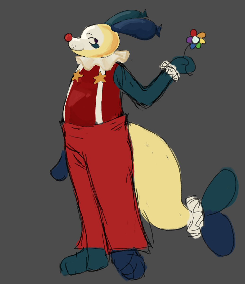 ETHEREALAFTON's tweet image. big fat wip of my goat showtime looey