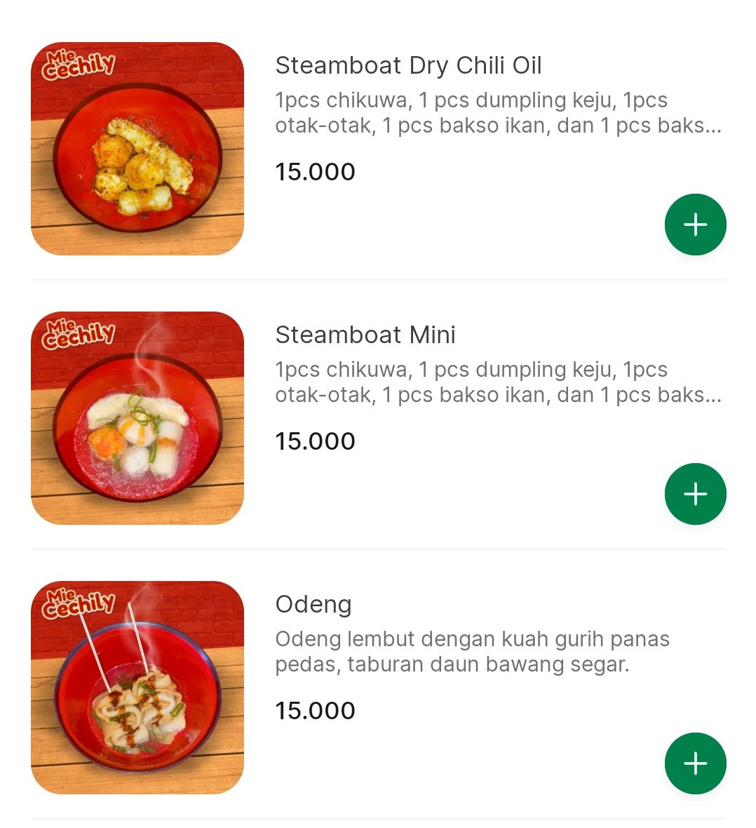 preciohsgmin's tweet photo. Hai temen x! Aku mau ngenalin makan yang hidden gem bgt nih‼️
PORSI BANYAK HARGA TERJANGKAU ONLY 15K UDAH BISA DAPET MIE CHILI OIL ORIGINAL OR ODENG 1 PORSI 2 TUSUK LOH🫵🏻🤤
Mau tau beli dimana? Yuk langsung kepoin grabfood &amp; gofood Mie Cechily Jaktim🤗😋
https://t.co/6nlMfLzgbi https://t.co/rx8RER7xq1