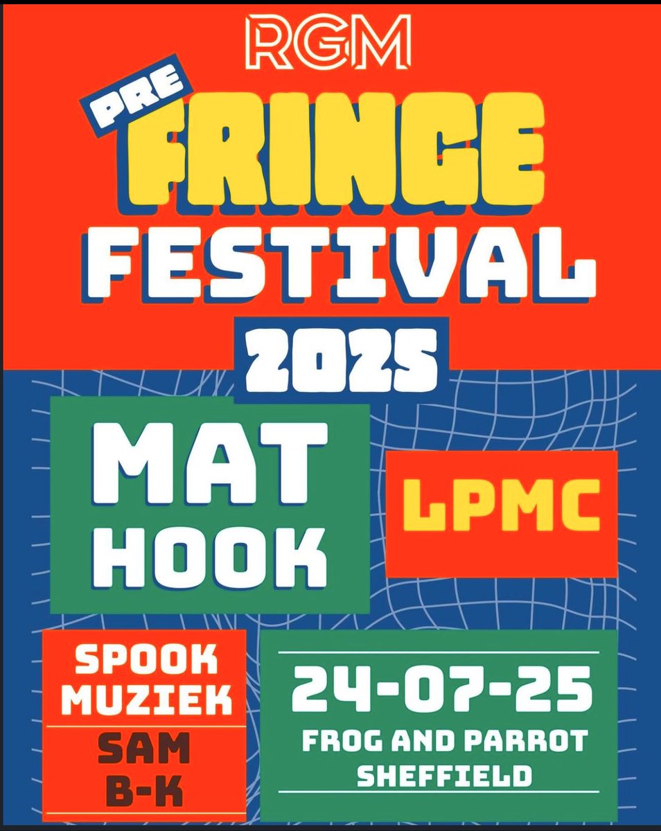 mathookmusic's tweet image. Tonight!.. We’ll be kicking off the Tramlines weekend with a free gig @FrogandParrot for @RGMMAGAZINE along with @LPMCmusic @SpookMuziek and @sambkmusic from 7pm
📸 @edwardjamesphoto
#Tramlines #Tramlinesfringe #sheffieldscene #sheffieldlive #sheffieldmusic @Sheffieldis