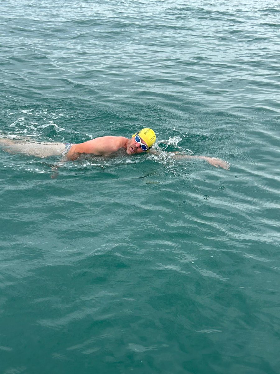 CSAswimmers's tweet photo. Huge congratulations to the relay team, 'Swim de Aky' who completed their swim in the early hours in a time of 15hrs 59mins (unratfied).

Well done to the team and all on board Rowena! https://t.co/DDCetRyd6h