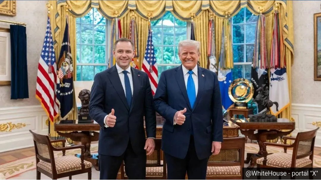 krystofmakowski's tweet image. Żeby Tusk z Żurkiem nie ważyli się blokować zaprzysiężenia prezydenta @NawrockiKn, @realDonaldTrump przypomina: "Wspaniałe zwycięstwo Karola Nawrockiego w Polsce. Będzie wspaniałym prezydentem! Wygrał dlatego, że prawdziwie kocha Polaków!"