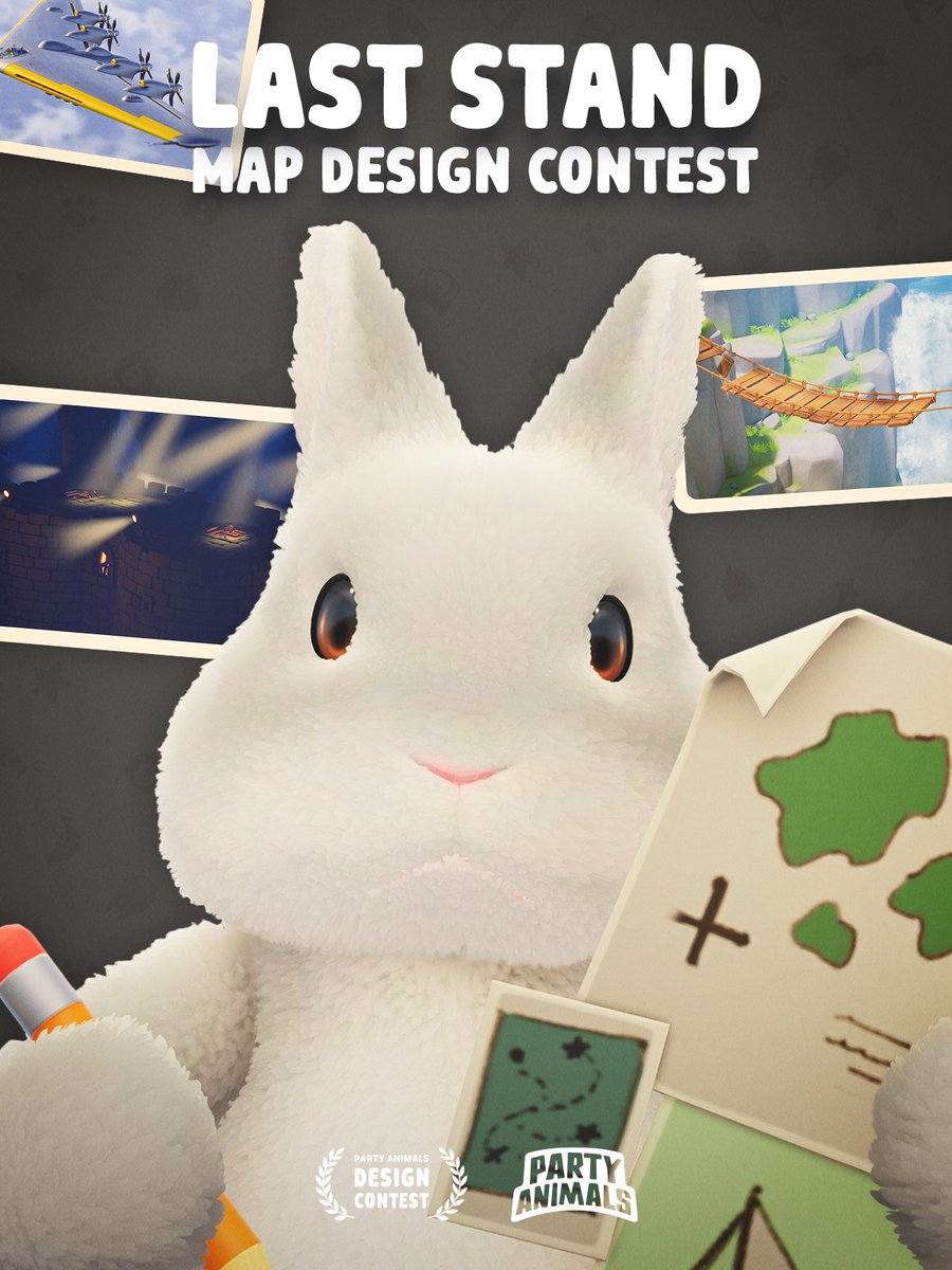 party_animals's tweet image. 🗺️ Party Animals | Last-Stand Map Design Contest is now live!
Show off your creativity by designing a map for Party Animals' game mode "Last Stand" for a chance to win cash prize and an exclusive custom gift! During the submission period, simply post your original entry on…