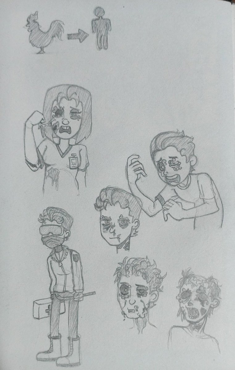 E estado viendo AU sobre infecciones y se me vino esto a la cabeza