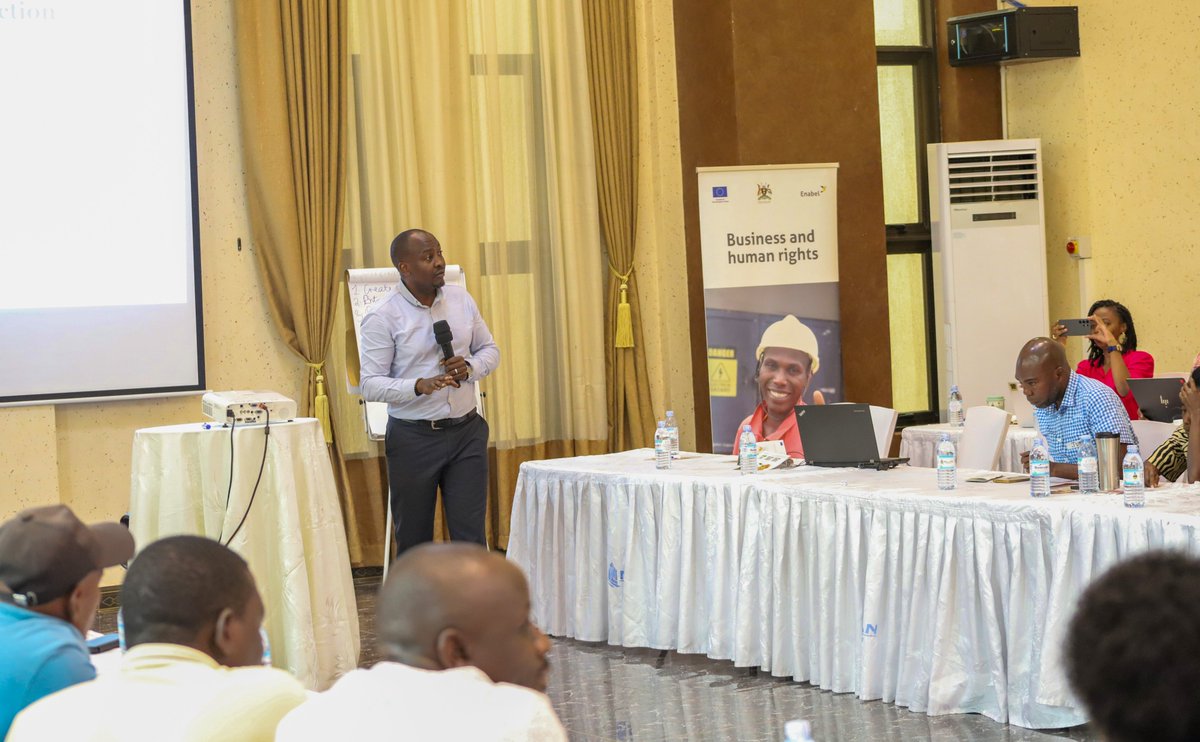 EnabelinUganda's tweet image. 🎙️📰 Empowering the Press for Human Rights!
In partnership with the @EOC_UG, our Business and Human Rights Project is equipping 40 journalists and communication officers with the tools to report boldly and ethically on Business and Human Rights.
When the media understands the…