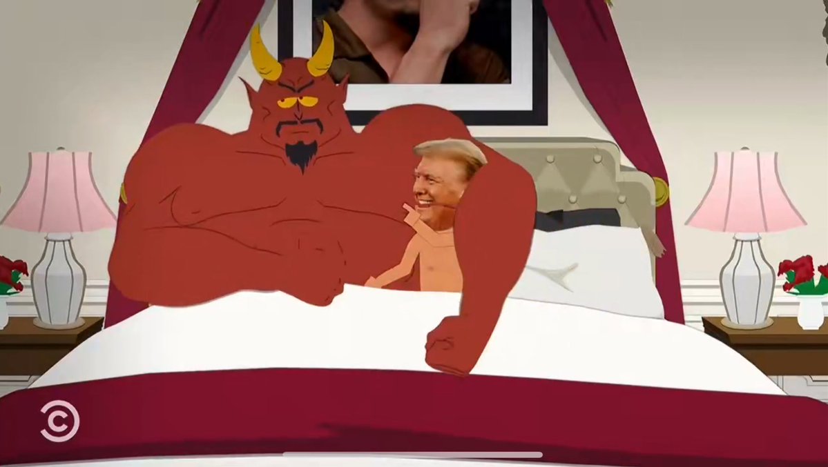 therecsuk's tweet image. Donald Trump is bound to take the latest episode of #SouthPark really well…

(Yes it does mention the Epstein list)