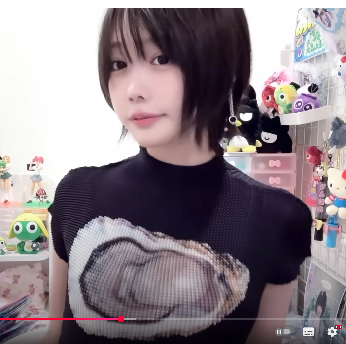 お牡蠣ちゃん ファッション MUSUBORE オイスタープリント 半袖Tシャツ