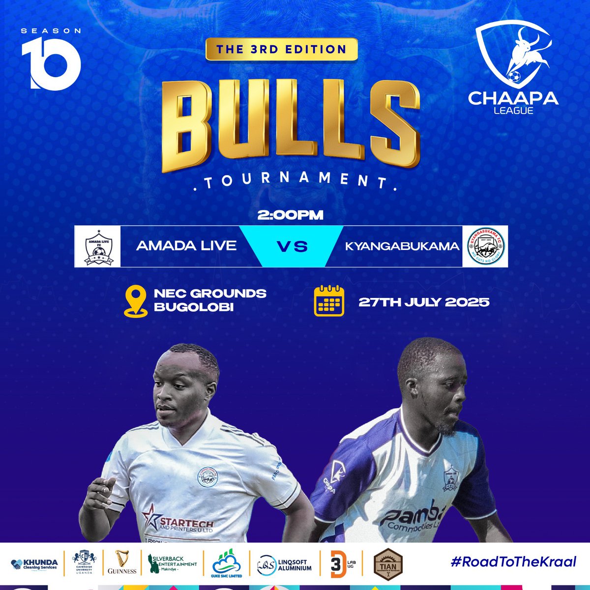ChaapaLeague's tweet image. The two most underperforming teams in the league meet in a crucial tournament game to keep their season alive!
#RoadToTheKraal