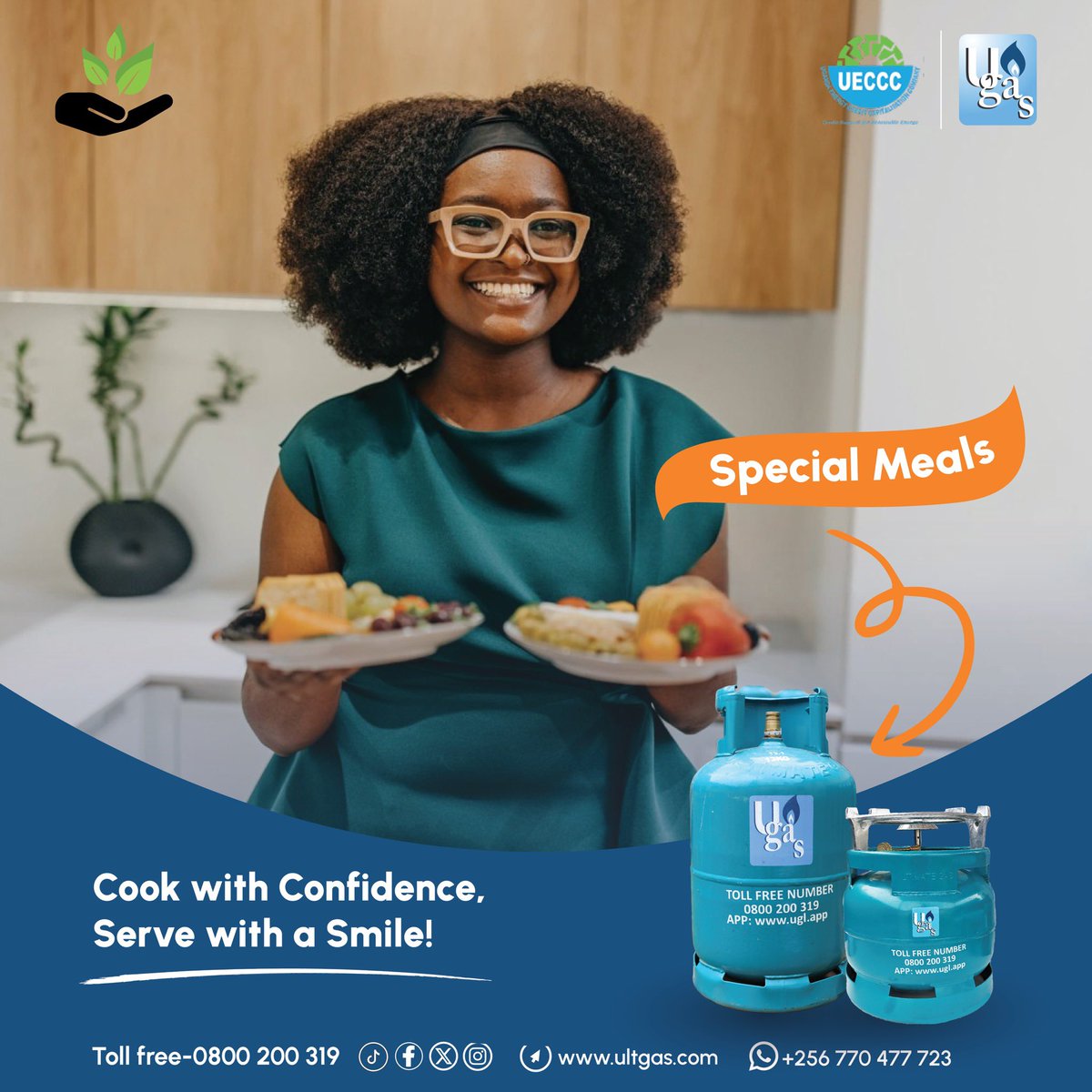 Light it up. Serve it fresh 🤤. Let every meal be a moment of happiness, powered by our reliable cooking gas 😍 cooking 🥘 🍲 . #UCEL #ugas #safecooking #cleanenergy