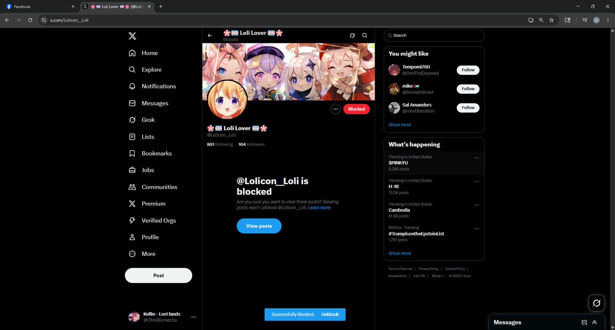 OhniBiomecha's tweet image. This person followed me, FUCK no fuck off.