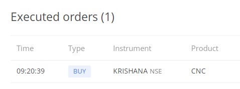 RaAdluri's tweet photo. are you worrying about fall in index.initiated swing trade in #KRISHANA moving like rocket..
#swingtrading #smallcap https://t.co/MoylNcKLGN