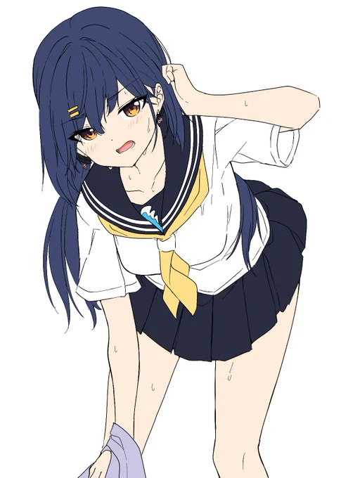 「あ…暑すぎ……」
